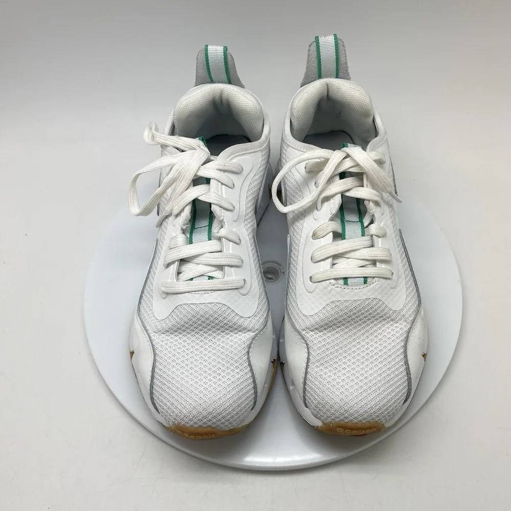 Reebok‎ Sneakers Womens 8.5 Zig Dynamica R30106W White Green Running Shoes